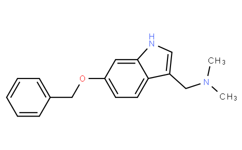 N,N-dimethyl-1-(6-phenylmethoxy-1H-indol-3-yl)methanamine