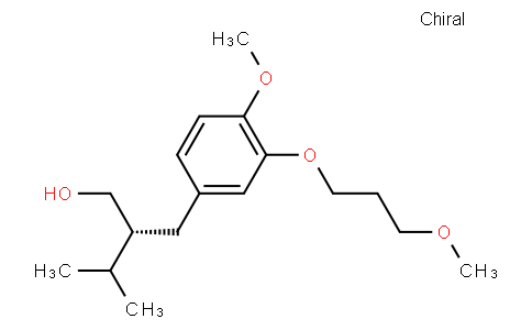 (2R)-2-[[4-methoxy-3-(3-methoxypropoxy)phenyl]methyl]-3-methylbutan-1-ol
