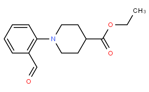 ethyl 1-(2-formylphenyl)piperidine-4-carboxylate