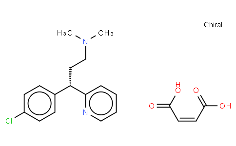 (Z)-but-2-enedioic acid,(3S)-3-(4-chlorophenyl)-N,N-dimethyl-3-pyridin-2-ylpropan-1-amine