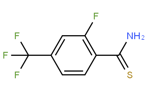 2-fluoro-4-(trifluoromethyl)benzenecarbothioamide