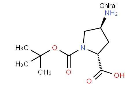 (2R,4S)-4-amino-1-[(2-methylpropan-2-yl)oxycarbonyl]pyrrolidine-2-carboxylic acid