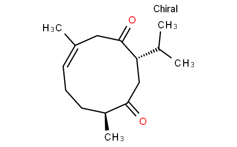 (3S,6E,10S)-6,10-dimethyl-3-propan-2-ylcyclodec-6-ene-1,4-dione