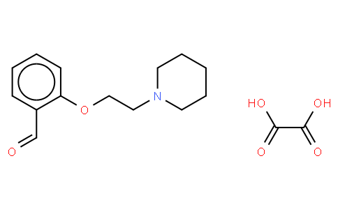 oxalic acid,2-(2-piperidin-1-ylethoxy)benzaldehyde