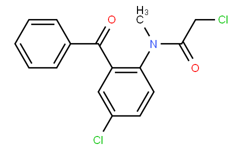 N-(2-benzoyl-4-chlorophenyl)-2-chloro-N-methylacetamide