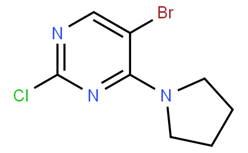 5-bromo-2-chloro-4-pyrrolidin-1-ylpyrimidine