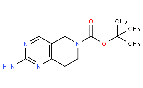 tert-butyl 2-amino-7,8-dihydro-5H-pyrido[4,3-d]pyrimidine-6-carboxylate