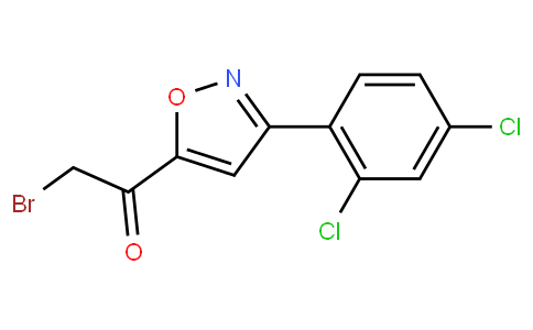 2-bromo-1-[3-(2,4-dichlorophenyl)-1,2-oxazol-5-yl]ethanone