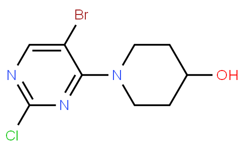 1-(5-Bromo-2-chloropyrimidin-4-yl)piperidin-4-ol