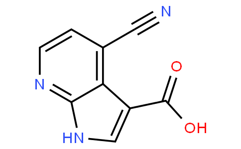 4-Cyano-1H-pyrrolo[2,3-b]pyridine-3-carboxylic acid