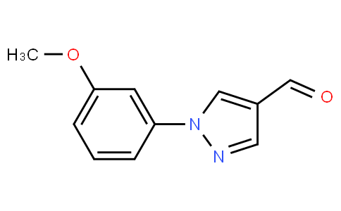 1-(3-methoxyphenyl)pyrazole-4-carbaldehyde