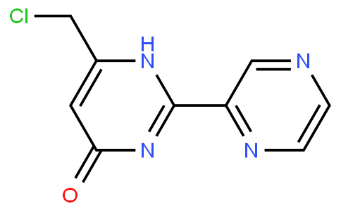 6-(chloromethyl)-2-pyrazin-2-yl-1H-pyrimidin-4-one