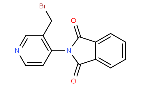 2-(3-(溴甲基)吡啶-4-基)異吲哚啉-1,3-二酮