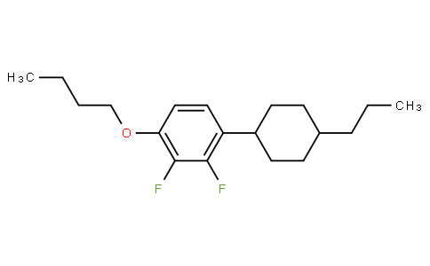 1-butoxy-2,3-difluoro-4-(4-propylcyclohexyl)benzene