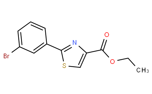 ethyl 2-(3-bromophenyl)-1,3-thiazole-4-carboxylate