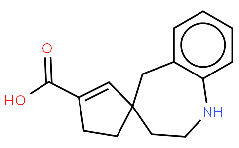 spiro[1,2,3,5-tetrahydro-1-benzazepine-4,3\'-cyclopentene]-1\'-carboxylic acid