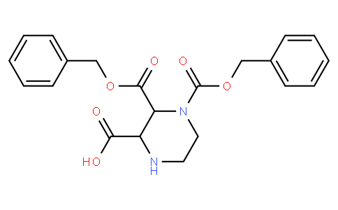 3,4-bis(phenylmethoxycarbonyl)piperazine-2-carboxylic acid