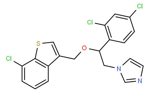 1-[2-[(7-chloro-1-benzothiophen-3-yl)methoxy]-2-(2,4-dichlorophenyl)ethyl]imidazole