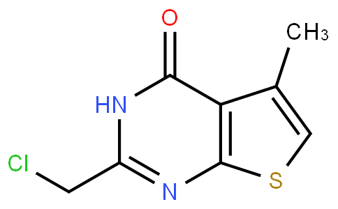 2-(chloromethyl)-5-methyl-3H-thieno[2,3-d]pyrimidin-4-one