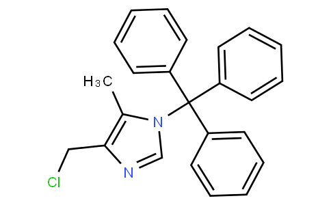 4-(chloromethyl)-5-methyl-1-tritylimidazole