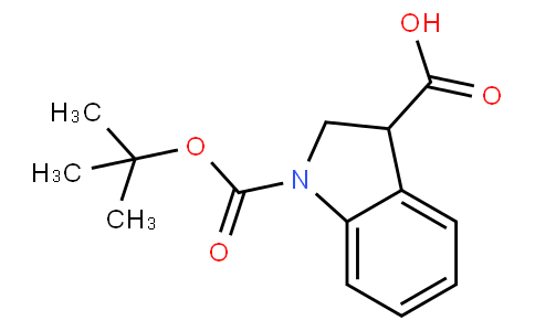 1-[(2-methylpropan-2-yl)oxycarbonyl]-2,3-dihydroindole-3-carboxylic acid