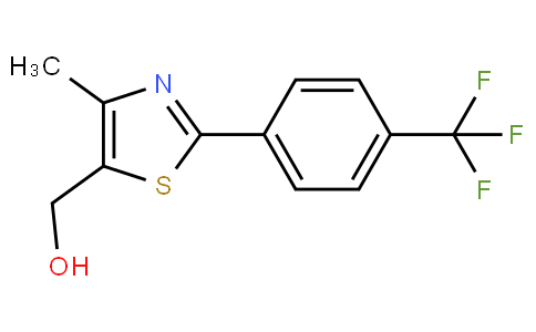 [4-methyl-2-[4-(trifluoromethyl)phenyl]-1,3-thiazol-5-yl]methanol