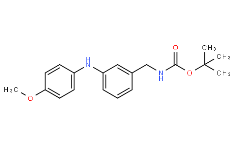 tert-butyl N-[[3-(4-methoxyanilino)phenyl]methyl]carbamate