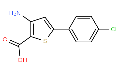 3-Amino-5-(4-chlorophenyl)thiophene-2-carboxylic acid