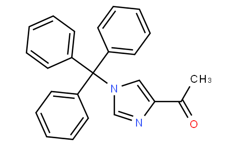 1-(1-tritylimidazol-4-yl)ethanone
