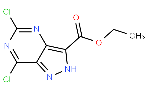 ethyl 5,7-dichloro-2H-pyrazolo[4,3-d]pyrimidine-3-carboxylate