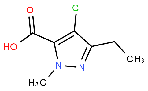4-Chloro-3-ethyl-1-methyl-1H-pyrazole-5-carboxylic acid