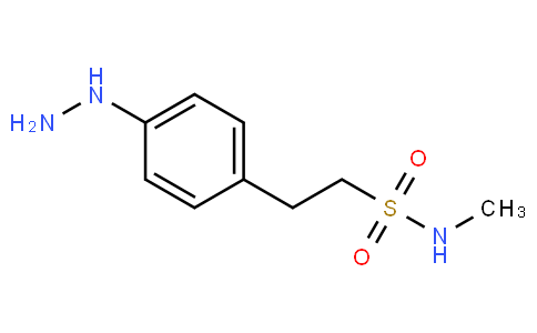 2-(4-hydrazinylphenyl)-N-methylethanesulfonamide