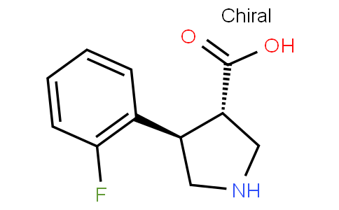 (3S,4R)-4-(2-氟苯基)吡咯烷-3-羧酸