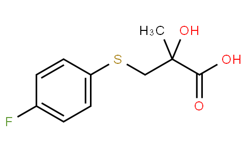 3-(4-氟苯巰基)-2-羥基-2-甲基丙酸
