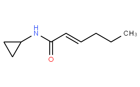 N-cyclopropylhex-2-enamide