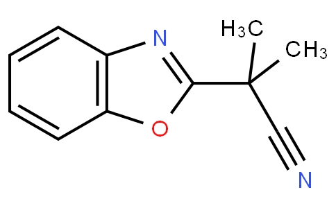 2-(1,3-benzoxazol-2-yl)-2-methylpropanenitrile