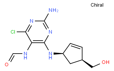 N-(2-Amino-4-chloro-6-(((1R,4S)-4-(hydroxymethyl)-cyclopent-2-en-1-yl)amino)pyrimidin-5-yl)formamide