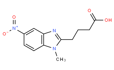 1-甲基-5-硝基-1H-苯并咪唑-2-丁酸