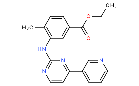 Ethyl 4-methyl-3-((4-(pyridin-3-yl)pyrimidin-2-yl)amino)benzoate