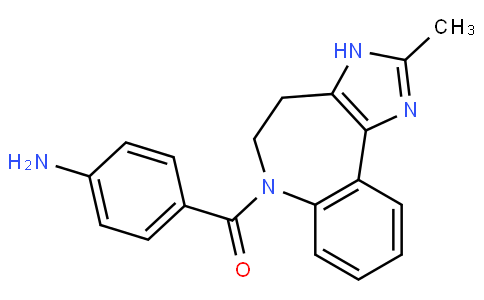 (4-aminophenyl)-(2-methyl-4,5-dihydro-3H-imidazo[4,5-d][1]benzazepin-6-yl)methanone