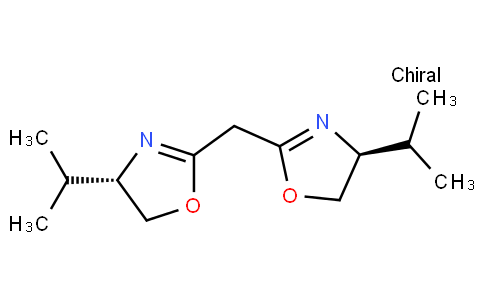 (4S)-4-propan-2-yl-2-[[(4S)-4-propan-2-yl-4,5-dihydro-1,3-oxazol-2-yl]methyl]-4,5-dihydro-1,3-oxazole
