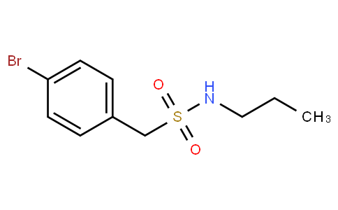 1-(4-bromophenyl)-N-propylmethanesulfonamide