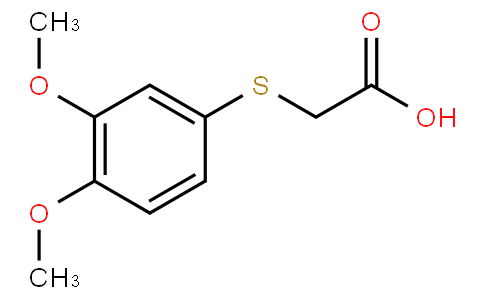 2-(3,4-二甲氧基苯基硫代)乙酸