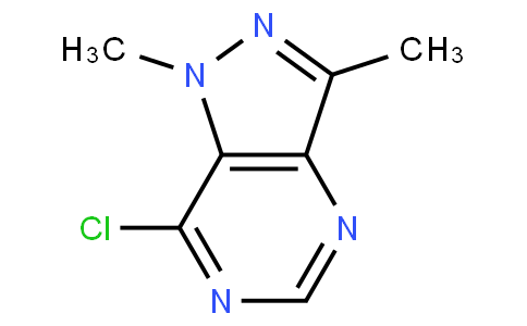 7-chloro-1,3-dimethylpyrazolo[4,3-d]pyrimidine