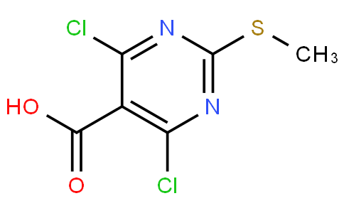 4,6-dichloro-2-methylsulfanylpyrimidine-5-carboxylic acid