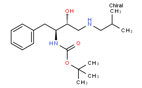 tert-butyl N-[(2S,3R)-3-hydroxy-4-(2-methylpropylamino)-1-phenylbutan-2-yl]carbamate