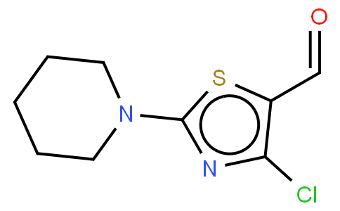 4-Chloro-2-(1-piperidino)-5-thiazolecarboxaldehyde