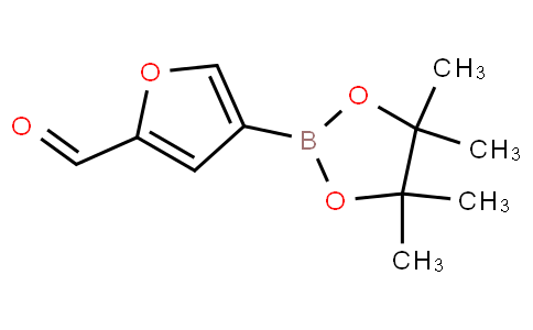 4-(4,4,5,5-tetramethyl-1,3,2-dioxaborolan-2-yl)furan-2-carbaldehyde