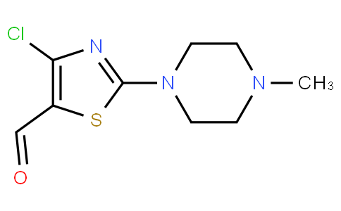 4-chloro-2-(4-methylpiperazin-1-yl)-1,3-thiazole-5-carbaldehyde