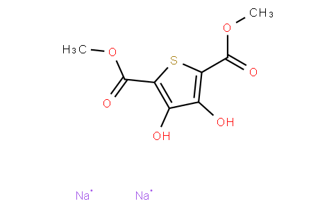 2,5-dicarbmethoxy-3,4-dihydroxy-thiophene disodium salt